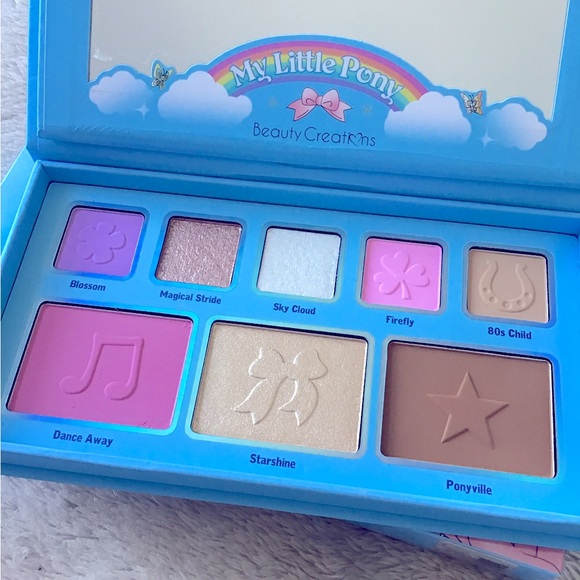 🌈 Cute My Little Pony Lost In Clouds Eye Face Blush Highlighting Palette New - Picture 2 of 4